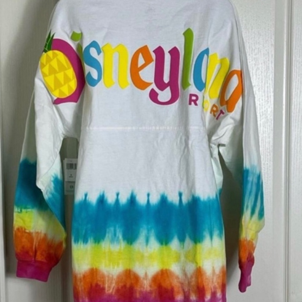 Rare Disneyland Pineapple Tie Dye Spirit Jersey Sz Small